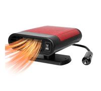 Riscaldatore auto portatile, 12 V, 150 W, con impugnatura ergonomica per il collegamento, riscaldamento 2 in 1, riscaldamento e raffreddamento per auto, Demister, girevole a 360°