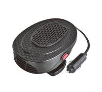Riscaldatore automobilistico da 150 W 12 V per riscaldamento e disappannamento a doppio uso con prestazioni costanti in ambienti a bassa temperatura (nero)