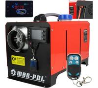 Riscaldatore d’Aria Stufa | a Diesel Gasolio | 12V/230V | 12KW | Portatile | Monitor LCD con Telecomando | per Roulotte Auto Garage Magazzini Abitazioni