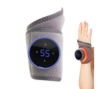 Riscaldatore da polso - Scaldamani da 1200 mAh | Tutore riscaldato regolabile con funzione di massaggio, fascia da polso in tessuto elasticizzato per il recupero post allenamento Rilassamento Routine