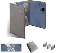 Riscaldatore D'ambiente Elettrico Portatile con Termostato E Timer Scaldapiedi Pieghevole per Ufficio E Casa Riscaldatore A Pannello Personale per Gambe E Piedi Compatto Ed Efficiente, B