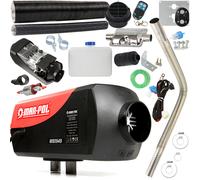 Riscaldatore d'aria stufa a gasolio 8Kw alluminio AC 230V DC 12V 15A
