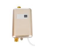 Riscaldatore Di Acqua Istantaneo 3800W Riscaldatore Di Acqua Senza Serbatoio Display A Temperatura Riscaldamento Doccia Con Acqua Calda Cucina Elettrico Universale(Golden)