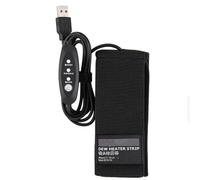 Riscaldatore di rugiada per lenti - Riscaldatore per lenti | Striscia riscaldante USB | 28 x 6,5 cm, 3 impostazioni di calore, fascia riscaldante anti-appannamento per fotocamere digitali, telescopi