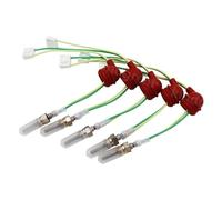 Riscaldatore Diesel da Parcheggio 5 Pezzi 12V/24v 2kw 5kw 8kw Candeletta Riscaldante per Auto Camion Camper Camper Rimorchio Adatto per Webasto Eberspacher Riscaldatore ad'Aria Diesel(5PCS 12V)