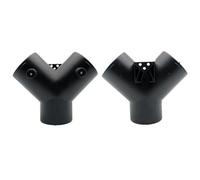 Riscaldatore Diesel da Parcheggio Valvola A Farfalla Regolabile, Condotto Di Sfiato, Diramazione, Divisore, Uscita Del Tubo Di Scarico, Adatto Per Webastoa Riscaldatore Diesel Tutto(60mm Y 2 valveS)