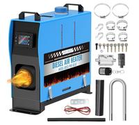 Riscaldatore diesel tutto in uno, riscaldatore ad aria diesel con telecomando e schermo LCD, riscaldatore di parcheggio a riscaldamento rapido a basso rumore, riscaldatore diesel portatile per camion