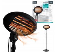 Riscaldatore elettrico a infrarossi da patio da 2000 W con 3 impostazioni ipx4