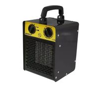 Riscaldatore elettrico DEDRA DED9930C1 - Quadrato 2,0 kW, elemento riscaldante in ceramica PTC, per ambienti ben isolati, termostato, protezione contro il surriscaldamento, tre modalità di