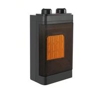 Riscaldatore elettrico in ceramica a risparmio energetico da 1/2 ventola, 3 modalità tra cui calore basso, calore alto e solo vento, riscaldatore silenzioso PTC, termostato per bagno da 1500 W, oscill