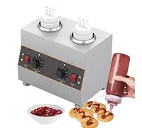 Riscaldatore elettrico per salsa alimentare da 240 W, macchina per la conservazione del calore della marmellata, salse al formaggio al burro al cioccolato calde, bottiglia da 1-4 guarnizioni