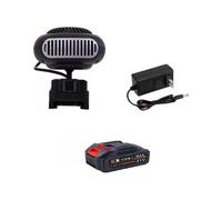 Riscaldatore Elettrico Portatile Senza Fili per Auto, Doppia Modalità, Caldo e Freddo, per Batteria per da 18 V, per Auto, Ufficio, Uso Interno
