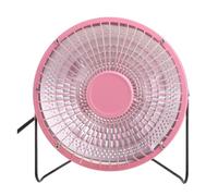 Riscaldatore For Ambienti Con Tubo Al Quarzo Riscaldatore Elettrico Portatile Silenzioso Ventilatore Riscaldante Da Scrivania For Tutta La Stanza Ufficio Nero/Blu/Rosa Facile Da Usare(Pink,4 inch)