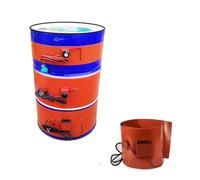 Riscaldatore For Fusti In Metallo Siliconico, Fascia Riscaldante For Fusti Ad Alta Resistenza Con Termostato Regolabile Da 30 A 150 °C, For Riscaldamento Industriale(Digital,100L 250 * 1200MM 1500W)