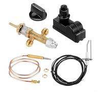 Riscaldatore for Grill a Gas, accensione a Pulsante, valvola di Controllo di Sicurezza for guasti di Fiamma a Bassa Pressione con accenditore