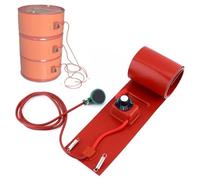 Riscaldatore For Riscaldamento A Tamburo Metallico 120 V/220 V | Riscaldatore for secchio in silicone, cuscinetto riscaldante caldo for fusto - Termostato regolabile(30L 90*25CM)