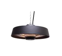 TECNO AIR SYSTEM Riscaldatore Infrarossi a Sospensione Modello Ruby Patio RLT-2000AP - Colore Nero
