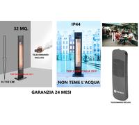 RISCALDATORE INFRAROSSI INTERNO ESTERNO 2000W DEHORS WATERPROOF BAR 10 2023