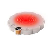 Riscaldatore intelligente - Riscaldatore con display digitale, Tampone termico a 3 modalità, scaldasalatte per caffè in vetro ceramico e acciaio inossidabile | Utilizzo della scrivania