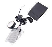 Riscaldatore manubrio - Maniglia per manubrio riscaldabile 9,5 x 8 cm, uso ampio, cuscinetto per inserimento a pugni caldi per mani con integrazione di base a specchio senza cuciture, polsini