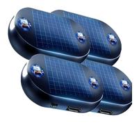 Riscaldatore molecolare cinetico per auto, sbrinatore elettromagnetico antigelo per auto, ricaricabile tramite energia solare/USB (4 pezzi)