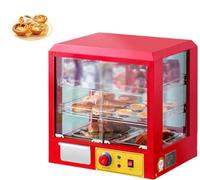 Riscaldatore per Alimenti da Banco, Display per Scaldabagno, Riscaldamento Uniforme, Design Della Manopola Di Controllo Della Temperatura, Apertura Della Porta Anteriore e Posteriore, per Ristorante