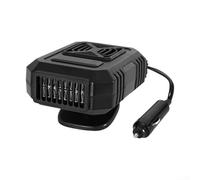 Riscaldatore per auto, 12 V, 150 W, doppio uso, regolabile a 360 gradi, sbrinatore per sfiato, compatto, leggero, per interni del veicolo con controllo del clima
