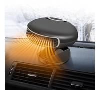 Riscaldatore per auto, 12 V 150 W, Riscaldatore per auto, 2 in 1 portatile ventilatore di riscaldamento e raffreddamento rapido, sbrinatore di vetri con 360 ° girevole per tutte le auto
