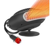 Riscaldatore per auto, 120 W/200 W, sbrinatore per parabrezza, sbrinatore automatico, portatile, da collegare, per camion, camper, SUV, berline, conducenti, avventura, viaggiatori, freddo, tutti