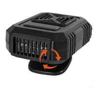 Riscaldatore per auto, 150 W, 12 V, doppio uso, sbrinatore e sbrinatore con aria calda e fredda, ventola regolabile a 360 gradi per il controllo del clima del veicolo
