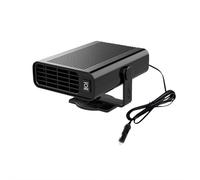 Riscaldatore per auto, 500 W, 12 V, riscaldatore e sbrinatore portatile, 2 in 1, riscaldamento rapido, sbrinamento e raffreddamento, rotazione a 360°, sbrinatore per parabrezza dell'auto