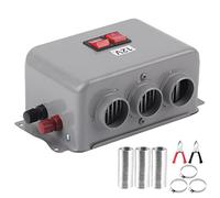 Riscaldatore per auto compatto a 3 fori 12 V 600 W-800 W Riscaldamento rapido per la rimozione del gelo in inverno basso rumore