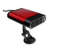 Riscaldatore per auto Riloer per camper, 12 V, 120 W, portatile, per auto, riscaldamento e raffreddamento rapidi invernali compatibile con la maggior parte dei veicoli, con supporto a ventosa.
