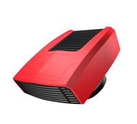 Riscaldatore per auto Riloer per camper 12V 180W portatile per auto, raffreddamento e riscaldamento rapidi invernali, compatibile con accendisigari a 12 V CC, rosso
