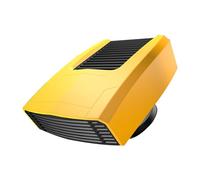 Riscaldatore per auto Riloer per camper 12V 180W portatile per auto, raffreddamento e riscaldamento rapidi invernali, compatibile con accendisigari a 12 V CC, giallo