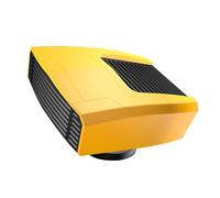 Riscaldatore per auto Riloer per camper 24V 180W portatile per auto, raffreddamento e riscaldamento rapidi invernali, spina nell'accendisigari, compatibile con l'utilizzo di 24V DC giallo