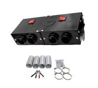 Riscaldatore per auto Riloer per camper portatile 12V 500W per auto invernale riscaldamento rapido e disappannamento sbrinamento 4 uscite d'aria compatibile con vari veicoli nero