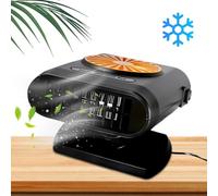 Riscaldatore Per Auto | Sbrinatore Portatile 12V/24V Con Rotazione A 360° Riscaldamento Rapido Parabrezza, Camion, SUV E Interni | Veicolo Ideale La Guida Invernale, Lo Sbrinamento L'emerg