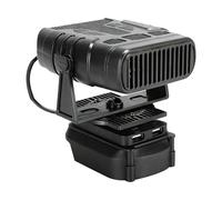 Riscaldatore per auto - Sbrinatore regolabile | Stufetta - Spazio per batteria con doppie porte USB Dispositivo di riscaldamento compatto per auto, uffici e campeggio (batterie non incluse)