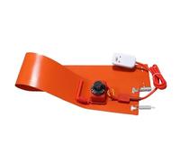 Riscaldatore per bidoni riscaldatore a silicone per bombole di GPL riscaldatores pers secchi da esterno con regolatore dis temperatura a manopola 30-150 °C,Arancia,125cm×20cm