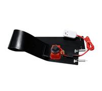 Riscaldatore per bidoni riscaldatore a silicone per bombole di GPL riscaldatores pers secchi da esterno con regolatore dis temperatura a manopola 30-150 °C,Nero,97cm×8cm