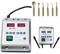 Riscaldatore per cera dentale elettrico, coltello elettrico, incisione stampo per cera da laboratorio, matita a due penne + 6 punte di cera, per scolpire la cera alla cera