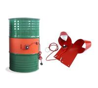 riscaldatore per fusti a botte, Riscaldatore elettrico for fusti in silicone con termostato regolabile(200L 9.8x68.5in 3000W)