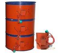 Riscaldatore per fusti con fascia per fusti, Cuscinetto riscaldante in silicone for fusti da 15-200 litri con controllo del display digitale(30L 90 * 25CM)