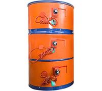 riscaldatore per fusti Metal Drum Pail Heater WIth Adjustable Rotary Thermostat,110/220V Silicone Rubber Barrel Band Heater For Tank, Drum, Pipe Heating And Heat Tracing(200L 1740x250 2000W)