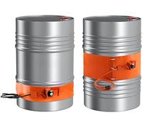 riscaldatore per fusti Silicone Drum Heater With With 30-150℃ Adjustable Thermostat, 220V Pail Heating Band For 55 Gal Barrel, For Valves, Instruments, Tanks(Digital Control,1000W)