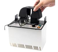 Riscaldatore per occhiali, macchina riscaldatore per montature con cofano chiudibile, riduzione del rumore, bassa temperatura da 60 a 75 °C, alta temperatura da 120 a 140 °C
