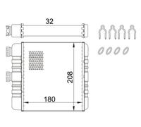 Riscaldatore Per OPEL/VAUXHALL ASTRA G (T98) Dal 1998 Al 2003 OP017H005 09117283