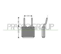 Riscaldatore Per OPEL/VAUXHALL ASTRA F (T92) Dal 1991 Al 1994 OP013H001 52488847