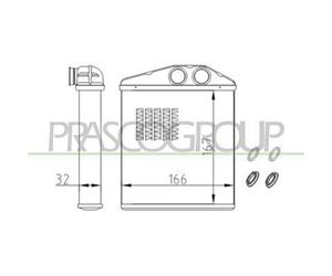 Riscaldatore Per Opel/vauxhall Corsa C Dal 2000 Al 2003 Op030h001 1618222